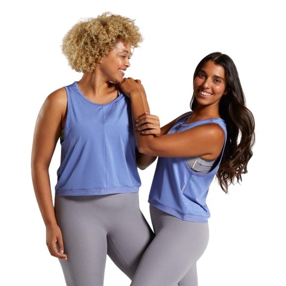 NWT Gymshark x Whitney Simmons Beautiful Blue Crop Tank Women's Size Small - Picture 8 of 11